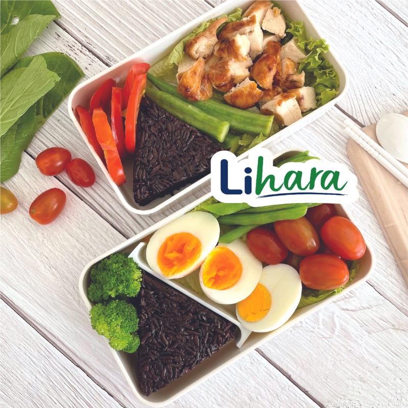 Cơm gạo lứt ăn liền LIHARA nguyên liệu gạo lứt tím dẻo mềm thơm ngon ăn liền sau 3 phút với Microwave. TẶNG rong biển