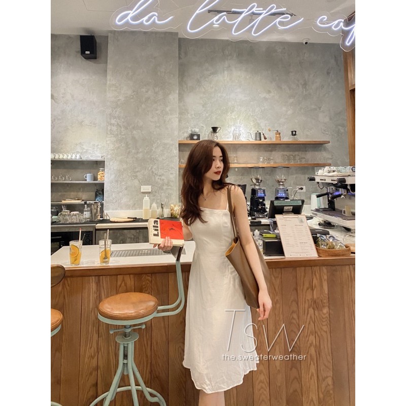 [Mã SKAMA06 giảm 8% tối đa 50K đơn 250K] Váy hai dây đũi TSW, đầm 2 dây đũi xước 2 lớp (ảnh thật) | BigBuy360 - bigbuy360.vn