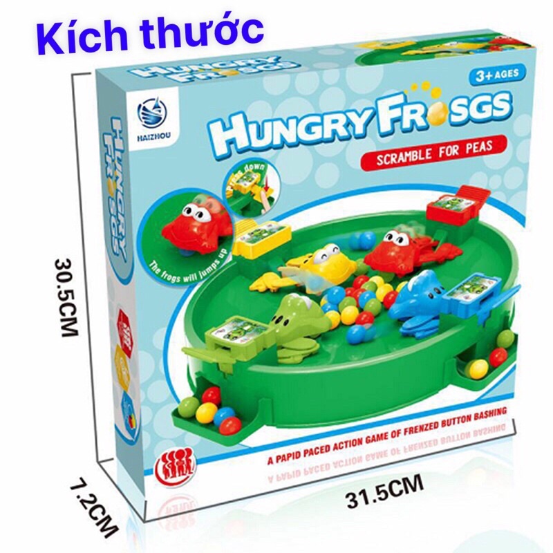 Đồ chơi trẻ em ếch ăn kẹo  cho cả gia đình 4 người chơi - Đồ chơi tương tác trẻ em