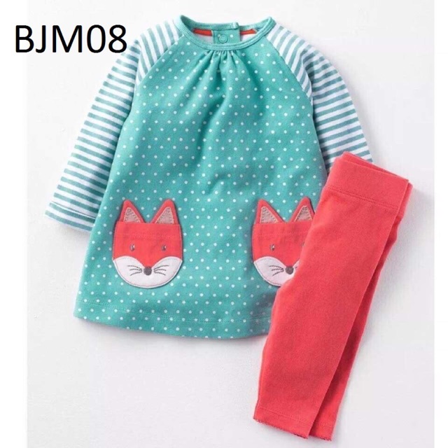 Combo bộ coton cho bé gái 1kg