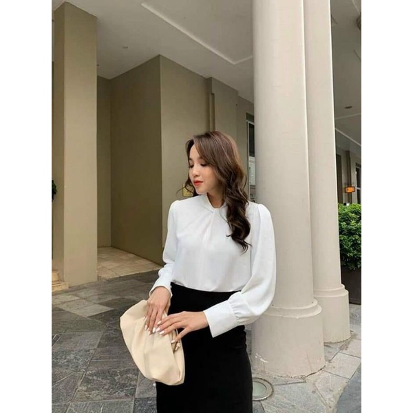 ÁO SƠ MI CỔ XOẮN THỜI TRANG- THIẾT KẾ