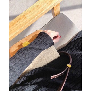 Váy len tăm dáng suông cổ 3 phân [ order 14 ngày ]