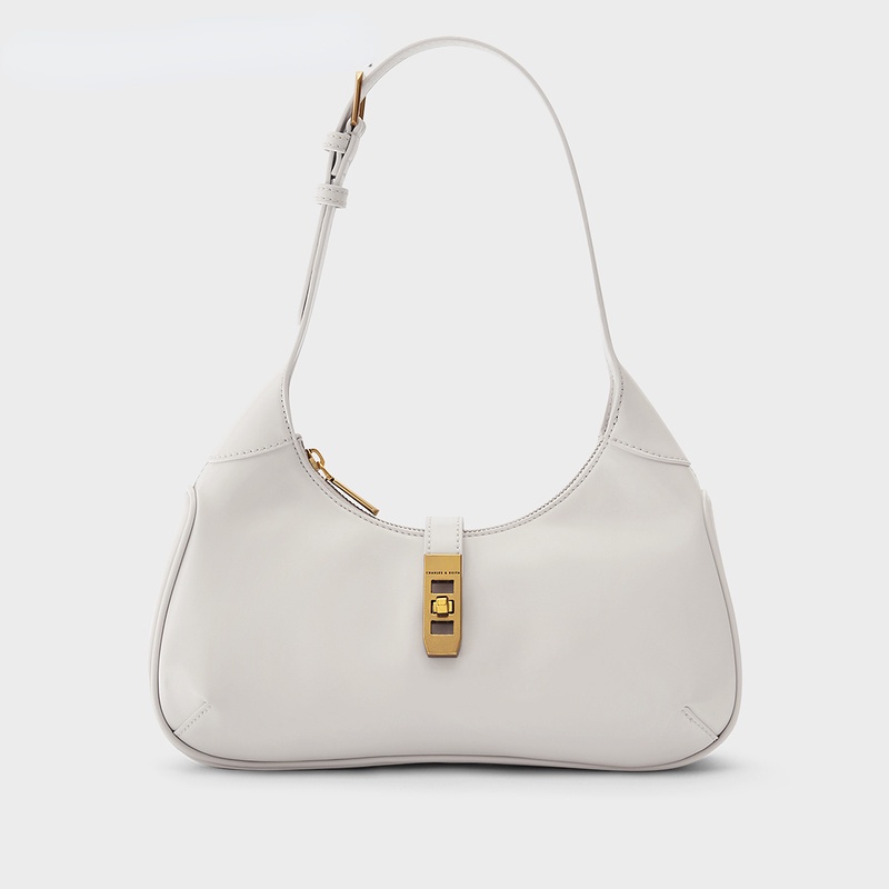 Charles & KEITH CK2-40781495 Túi Đeo Vai Một Bên Và Dưới Bánh Bao