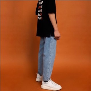 Quần jeans ống rộng nam nữ phong cách unisex , quần baggy cho học sinh sinh viên | BigBuy360 - bigbuy360.vn