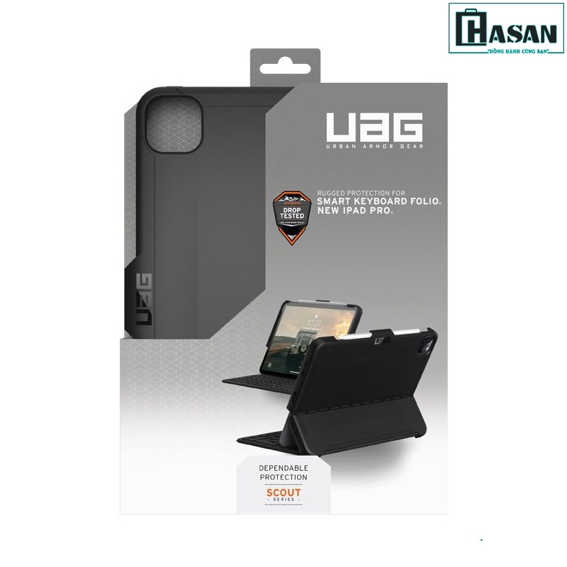 Ốp lưng iPad Pro 11 inch (2nd Gen, 2020) chính hãng UAG dòng Scout Series