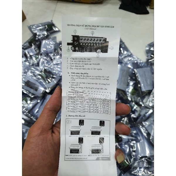 Mạch điều khiển Led quảng cáo, Led vẫy 4 kênh 6A HP4K