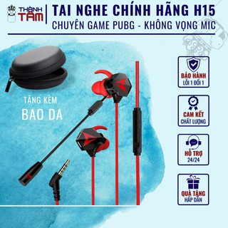 Tai nghe chính hãng h15 - chuyên game pubg - không vọng mic
