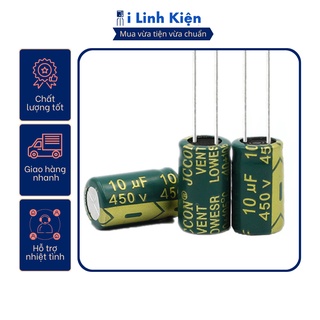 Tụ hóa 10UF 450V chất lượng tốt.