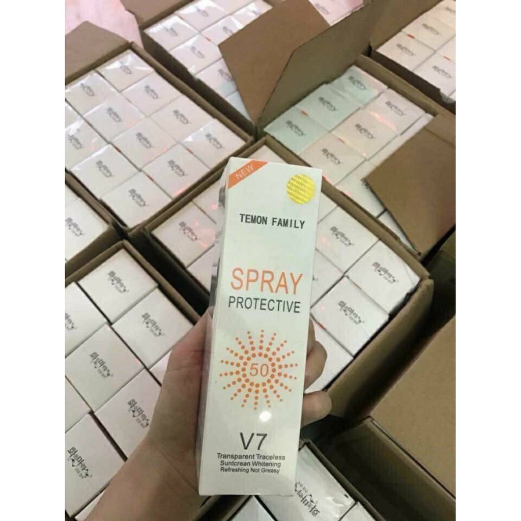 Xịt chống nắng Hàn Quốc spray protective V7 [chất lượng]