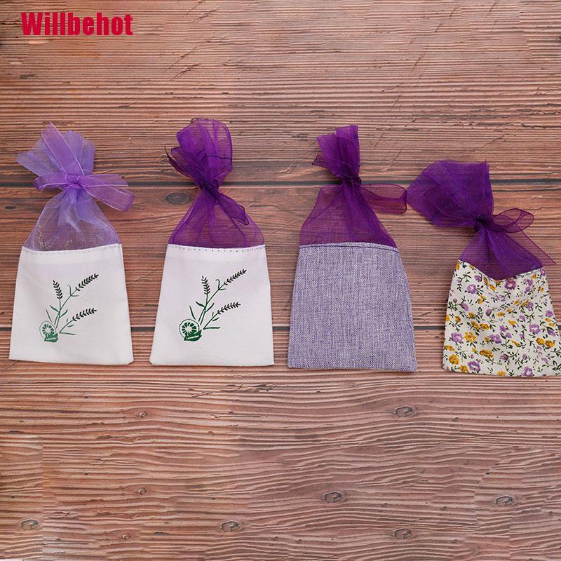 Set 10 Túi Rỗng In Hoa Oải Hương Xinh Xắn
