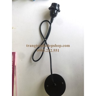 Dây đui đèn thả trần, đèn mây tre đan