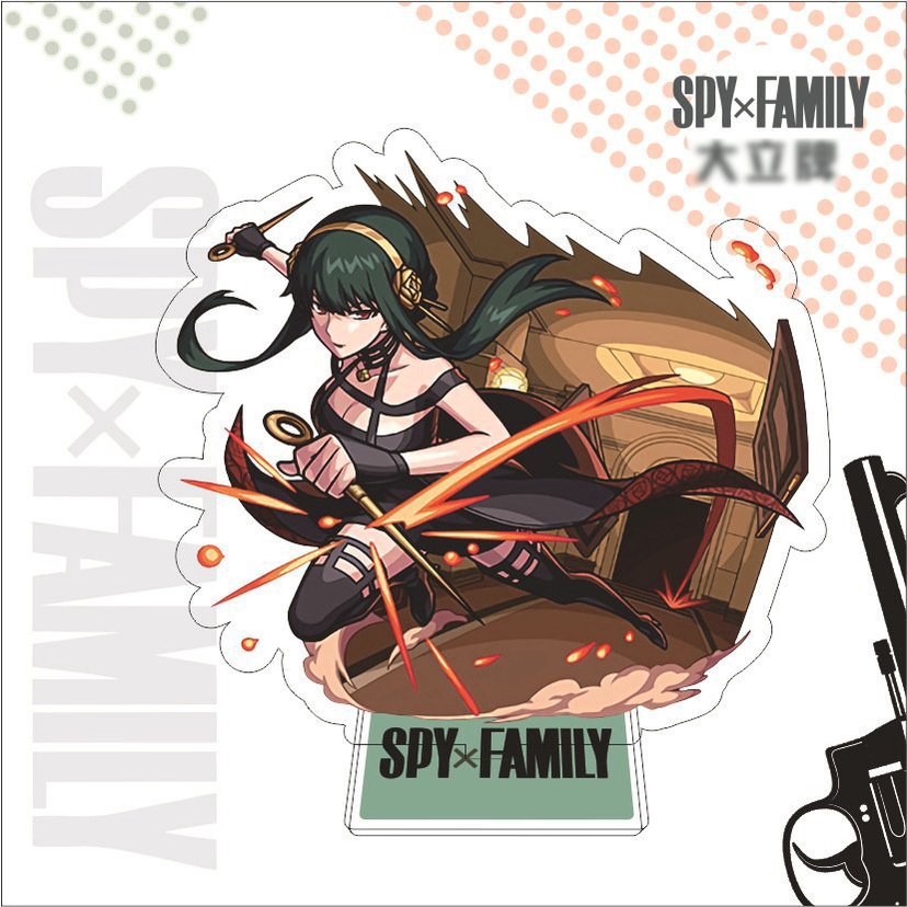 Mô hình Standee SPY X FAMILY Gia Đình Điệp Viên ver CASUAL&amp;MISSION tượng acrylic anime mica chibi trang trí trưng bày