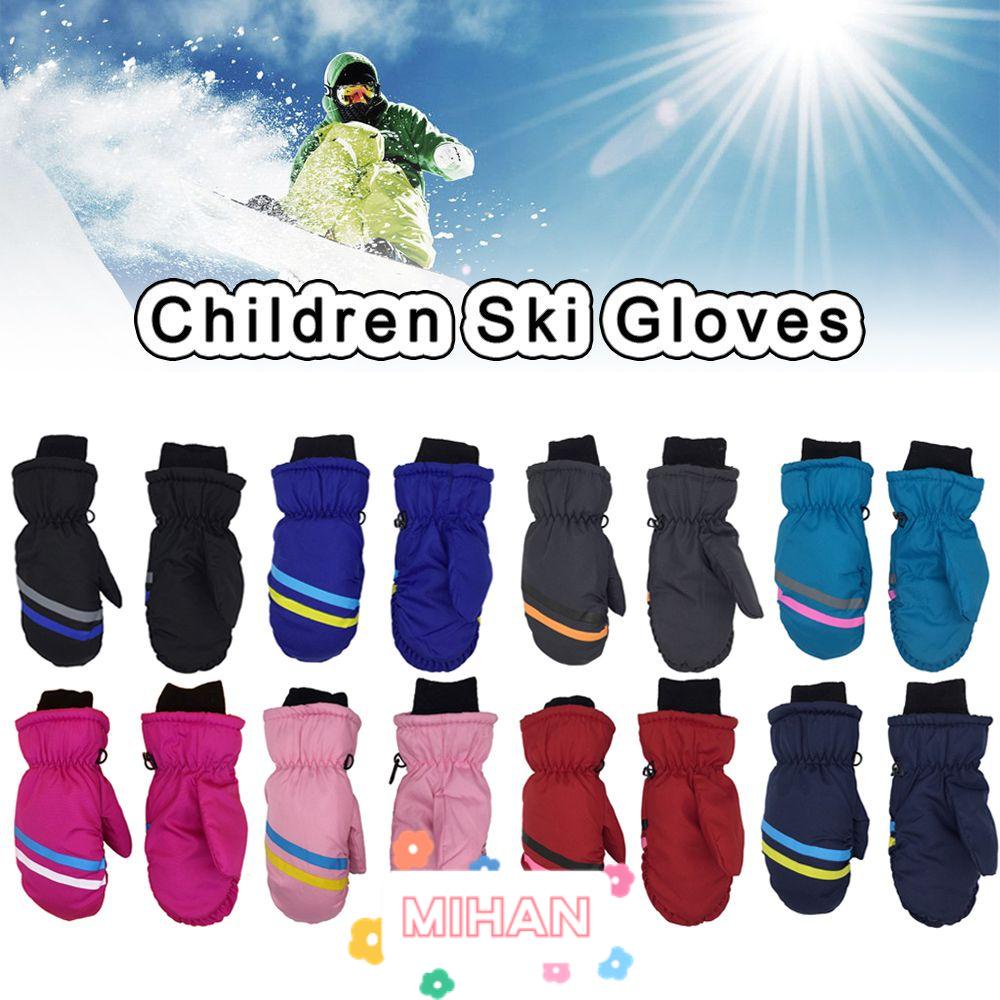 Găng Tay Trượt Tuyết Dày Chống Gió Chống Trượt Không Thấm Nước MIHAN1 Cho Bé