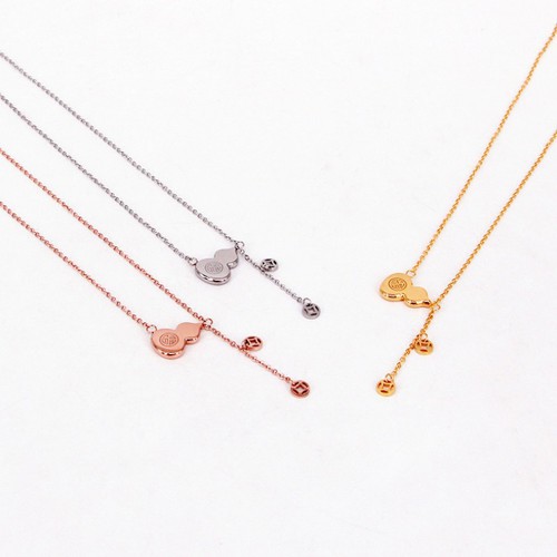 Dây Chuyền Hồ Lô Kim Tiền May Mắn Titan Ko Đen TT 3098