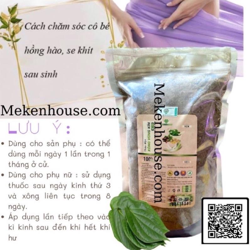 [HCM] Bột thảo mộc xông hơi vùng kín Mẹ Ken 500g.