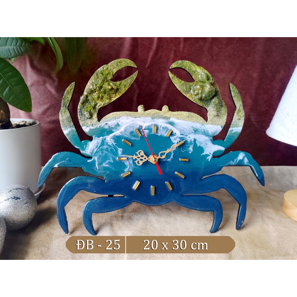 TRANH ĐỒNG HỒ ĐỂ BÀN TRANG TRÍ EPOXY RESIN ĐỘC NHẤT VÔ NHỊ (ĐB -25)
