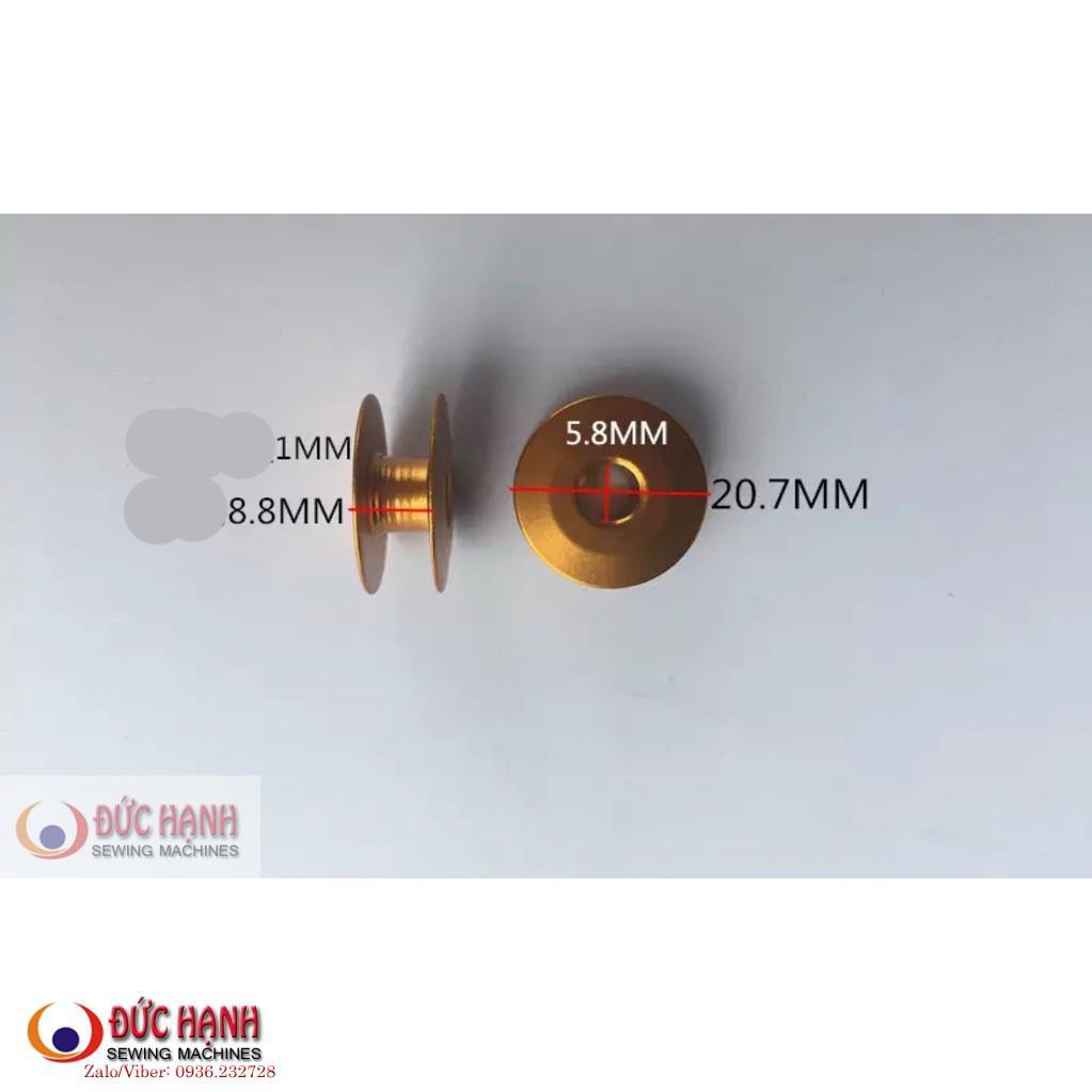 Suốt nhôm vàng máy 1 kim công nghiệp - 5 cái + 10 cái