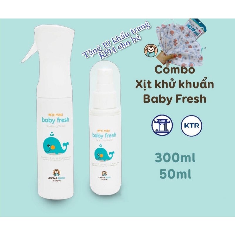 Xịt khuẩn baby fresh - hàn quốc - ảnh sản phẩm 2