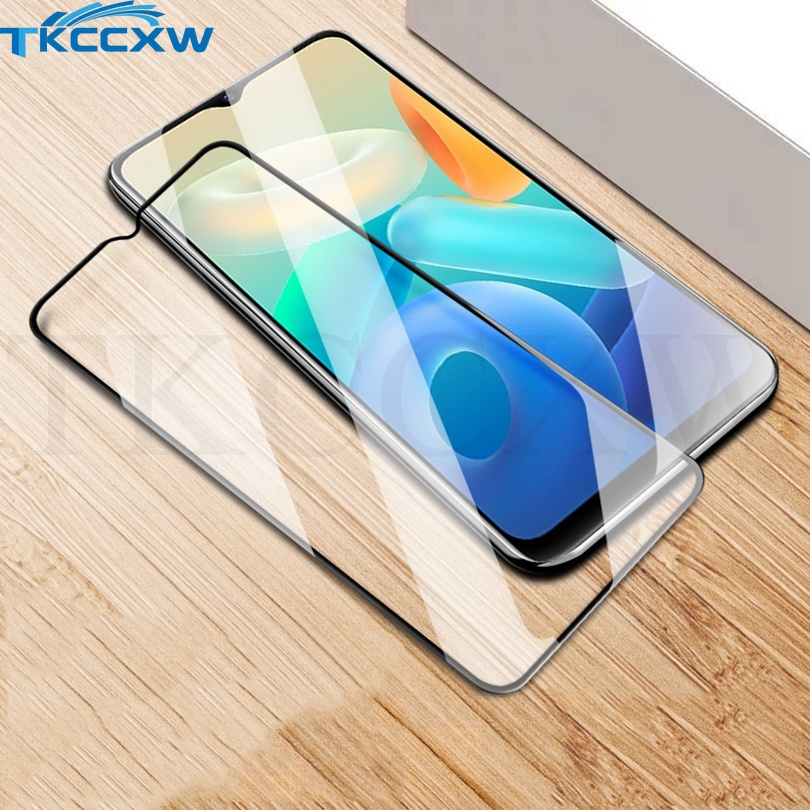 Kính Cường Lực Bảo Vệ Toàn Màn Hình Cho Vivo Y21G Y33S Y33 Y75 Y55 Y33t Y21t Y21a Y21e Y21 Y31 Y55s Y01 Y76 Y54S Y74S Y76S Y15a Y15S Y50t