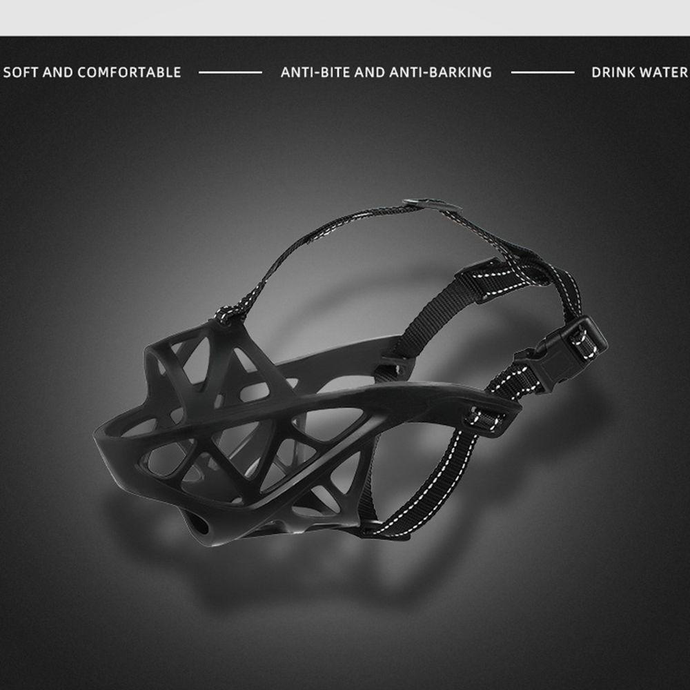 LAYOR1 Rọ Mõm Chó Họa Tiết Kẻ Ô Đen Chống Cắn Thoáng Khí Dễ Điều Chỉnh