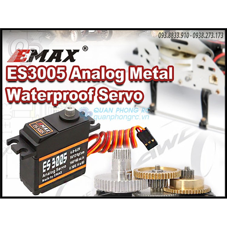 Servo EMAX ES3005 42g Analog nhong kim loại