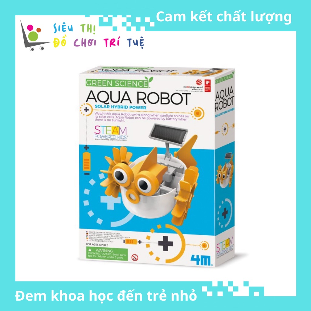 Bộ Đồ Chơi Khoa Học Lắp Ráp Robot Thủy Sinh 4M-Đồ Chơi Giúp Bé Thỏa Sức Sáng Tạo Phát Triển Trí Tưởng Tượng Cho Bé