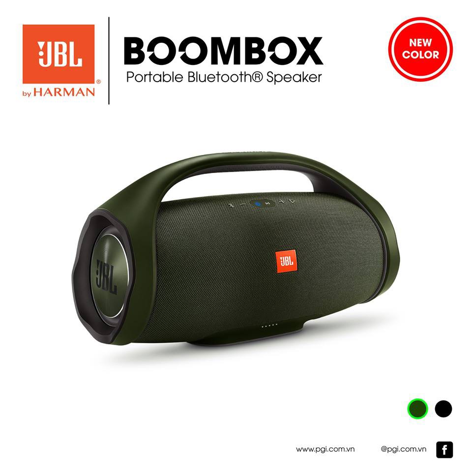 Loa di động Bluetooth JBL Boombox công suất lớn chống nước pin 24 giờ