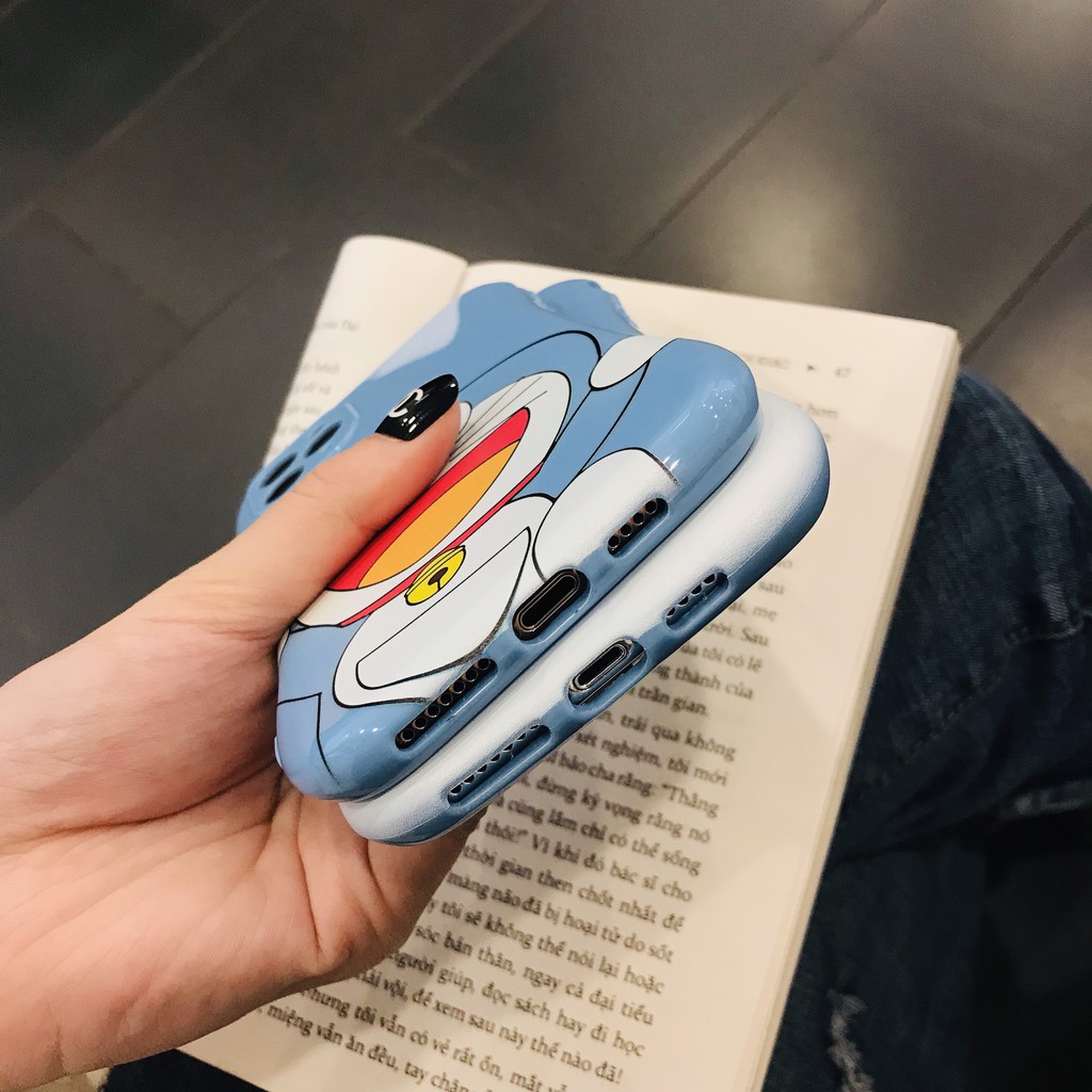 [ IPHONE ] Ốp Lưng Viền Cong Silicon Chống Sock, Va Đập Bảo Vệ Camera Doraemon - J007 | BigBuy360 - bigbuy360.vn