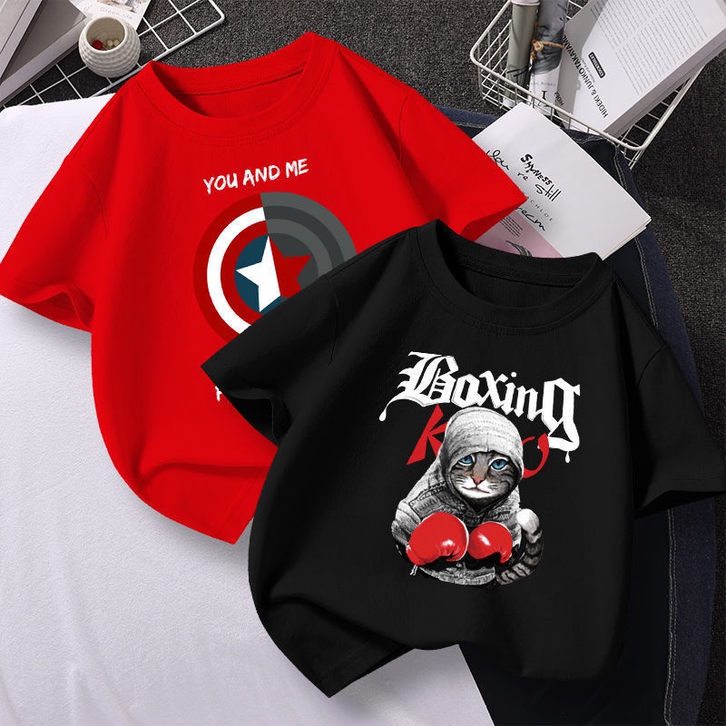 Hàng Mới Về Áo Thun Cotton Tay Lỡ Và Quần Lửng Thời Trang Mùa Hè Hàng Mới Dành Cho Bé Trai
