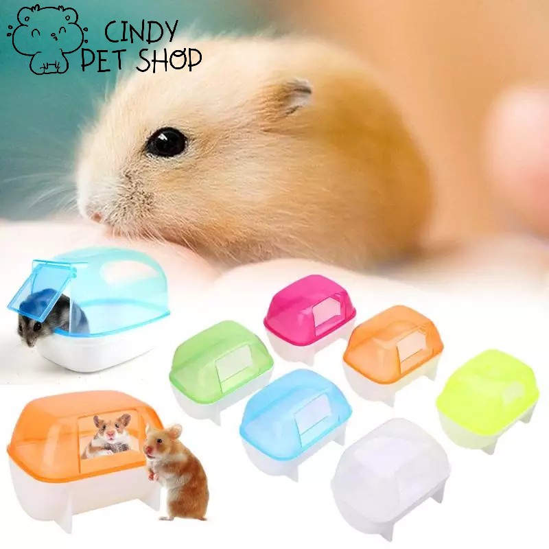 Nhà tắm nhựa nhỏ gọn cho Hamster