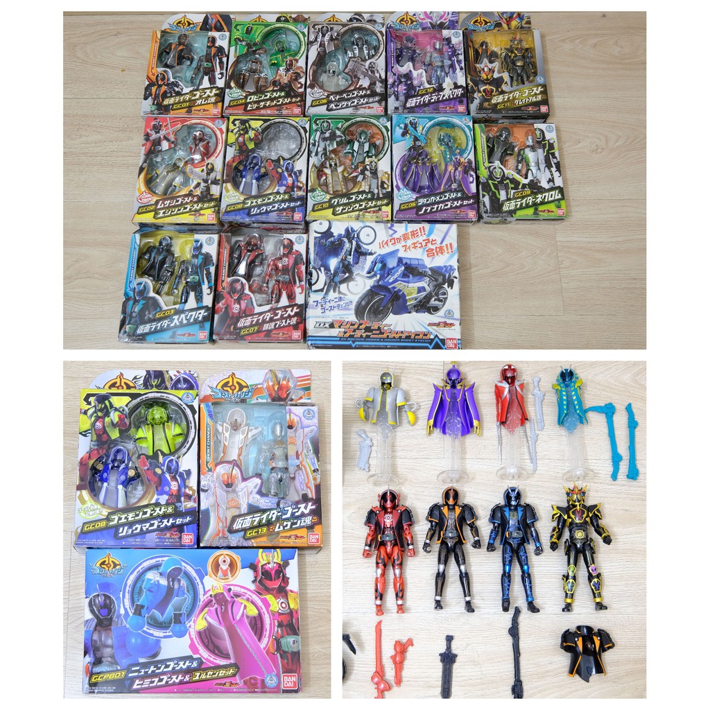 Đồ chơi Ghost Change GC Chính hãng Bandai Kamen Rider Transient Damashii Deep Specter Necrom DX Machine Hoodie