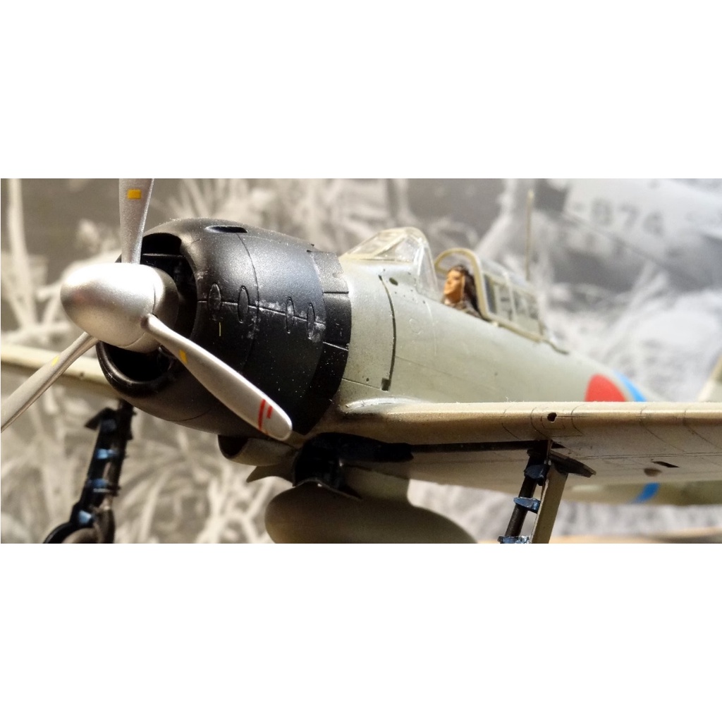 Mô hình lắp ráp máy bay quân sự 1/48 SCALE A6M3 type 32 Zero fighter 61025 TAMIYA - mô hình trưng bày, sa bàn