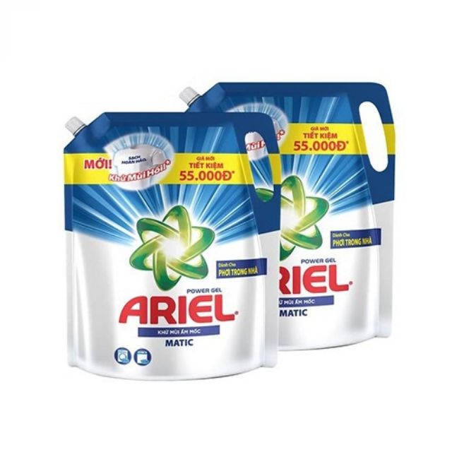 NƯỚC GIẶT ARIEL KHỬ MÙI ẨM MỐC 2.15 KG DÀNH CHO PHƠI TRONG NHÀ ,HƯƠNG DOWNY , ARIEL ĐẬM ĐẶC (nhiều màu