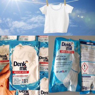 [Hàng Đức] Bột tẩy trắng quần áo Denkmit 50g