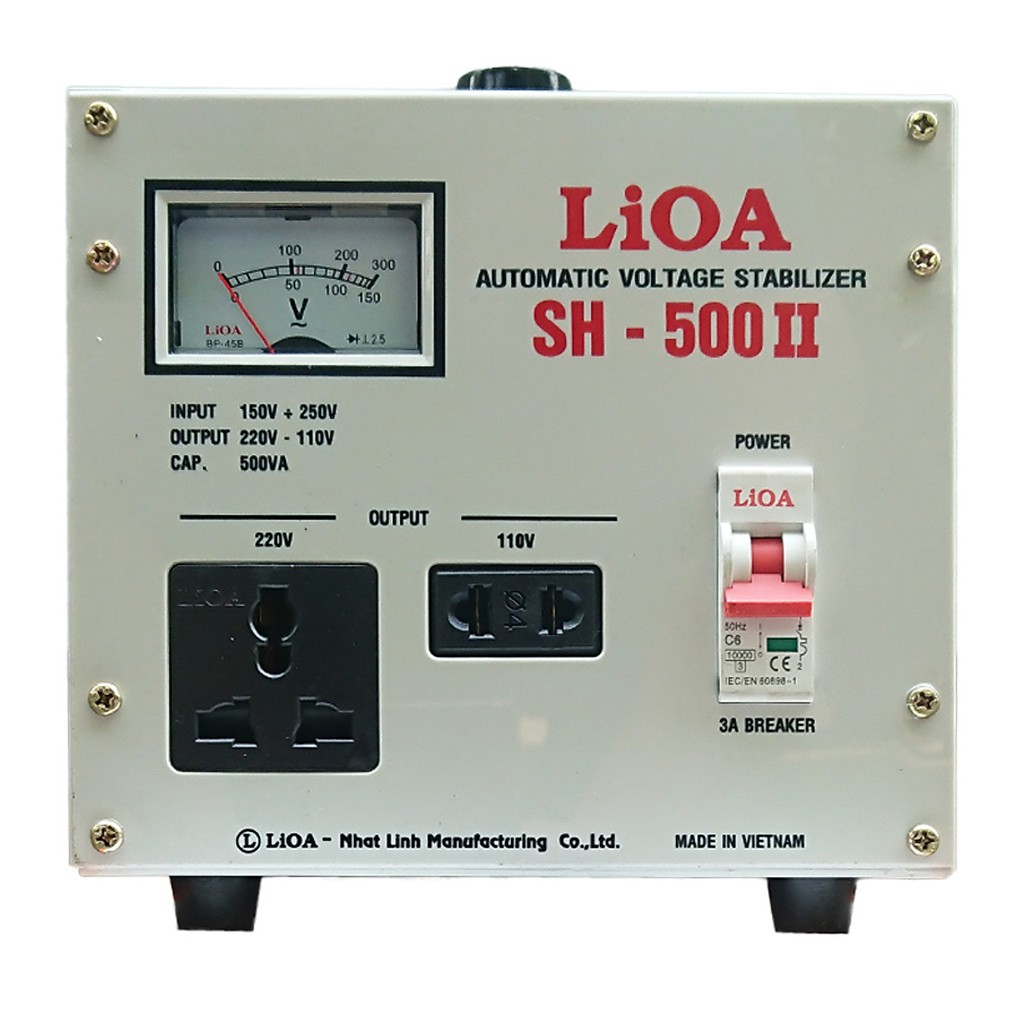 ✅Hàng Chính Hãng✅Ổn Áp 1 Pha LiOA SH-500 II- bảo hành 1 năm