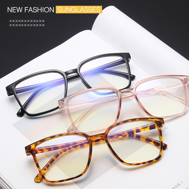 Kính Mát Gọng Vuông Trong Suốt Thời Trang Hàn Quốc 2020