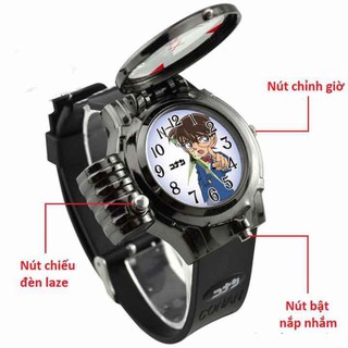 Đồng Hồ Trẻ Em Conan Đeo Tay Bắn Laser STQ(92)