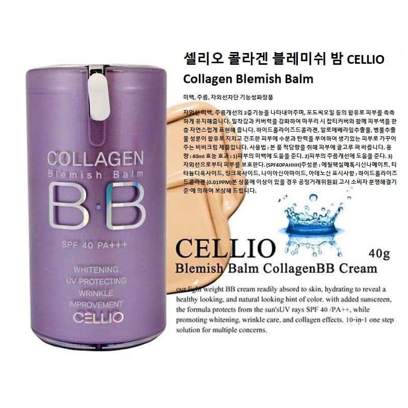 Kem nền BB collagen CELLIO