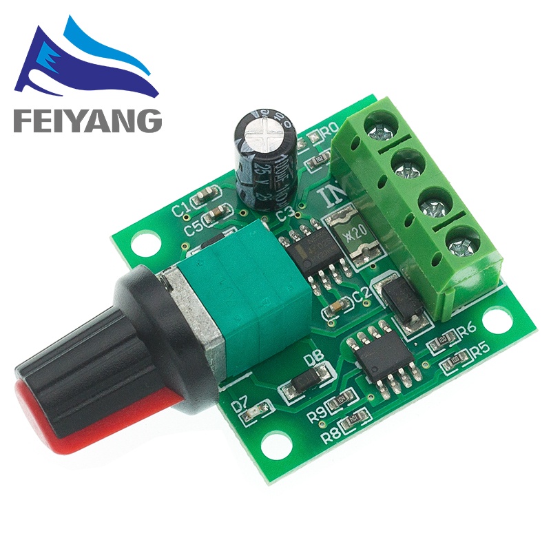 Mô đun điều khiển tốc độ động cơ DC 1.8V 3V 5V 6V 12V 2A PWM 0~100% chất lượng cao