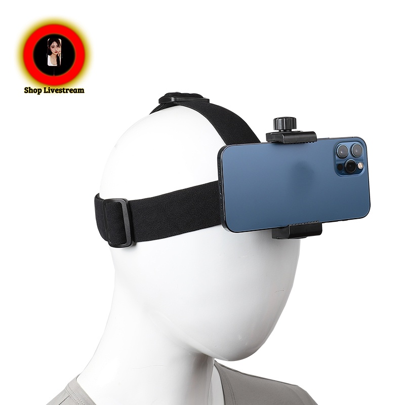 Dây đai đeo điện thoại - đai đeo điện thoại trên đầu làm camera hành trình du lịch phượt...