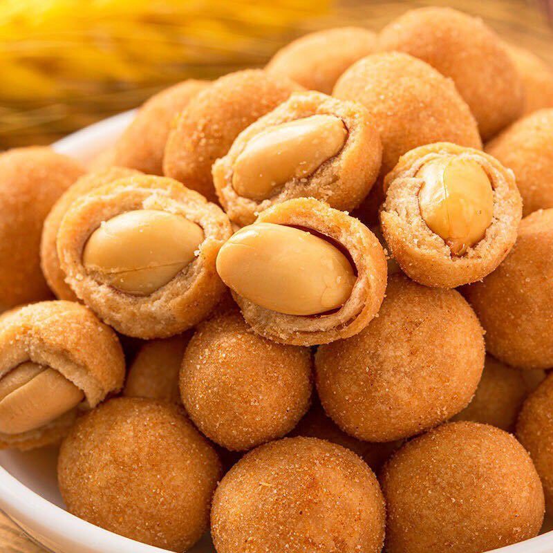 Đậu Phộng Da Cá Cốt Dừa Pinattsu Oishi gói 95g