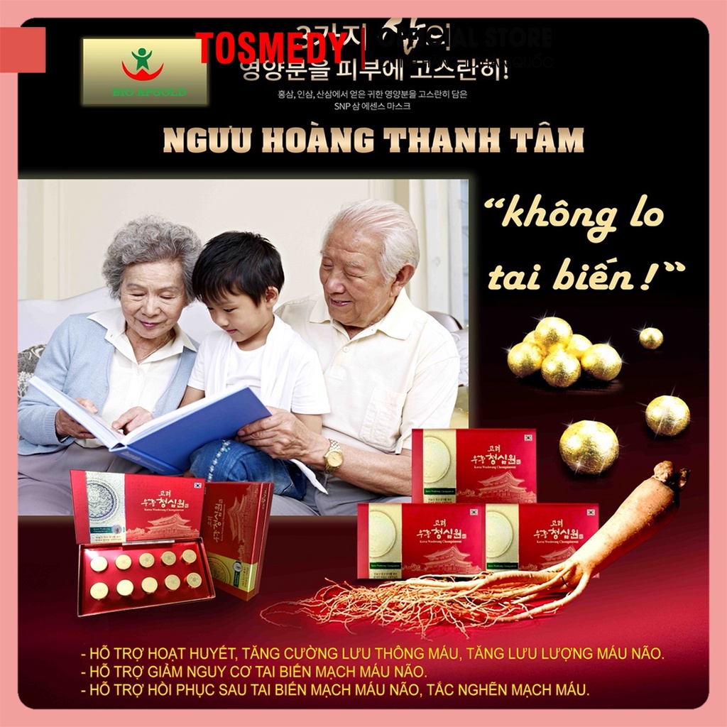 An Cung Ngưu Hoàng Thanh Tâm Hàn Quốc - Woohwang Chung Sim Won, Tăng cường lưu thông máu, Hỗ trợ giảm nguy cơ tai biến