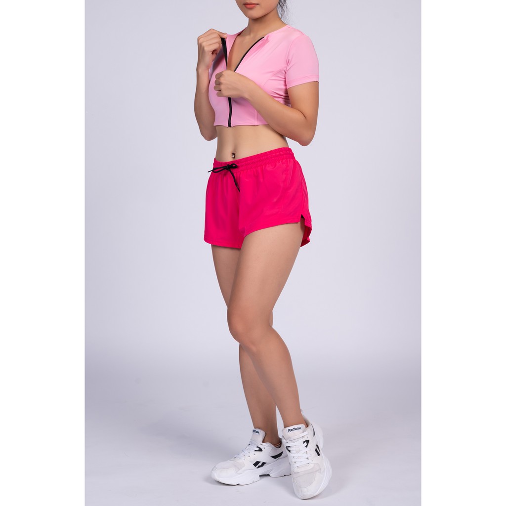 Quần Short Đùi 2 Lớp Tập Gym Nữ Vải Thoáng Mát CH044