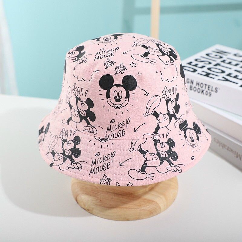 Mũ vành 2 mặt Mickey bé trai bé gái - HÀNG TQXK