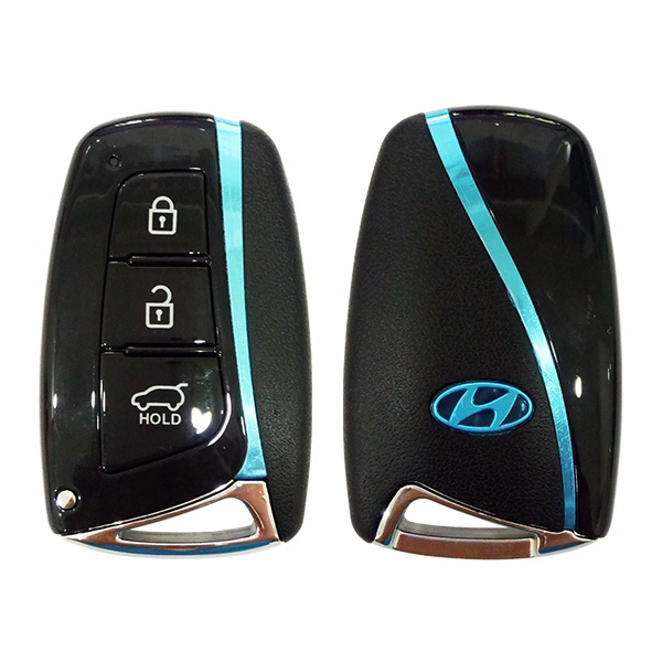 Vỏ ốp khoá xe hơi - Bọc chìa smartkey ô tô Hyundai Santafe 2016~2018