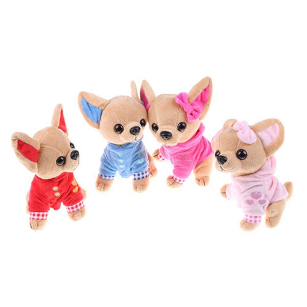 Chú Chó Chihuahua Nhồi Bông Dễ Thương 4 Màu Tùy Chọn