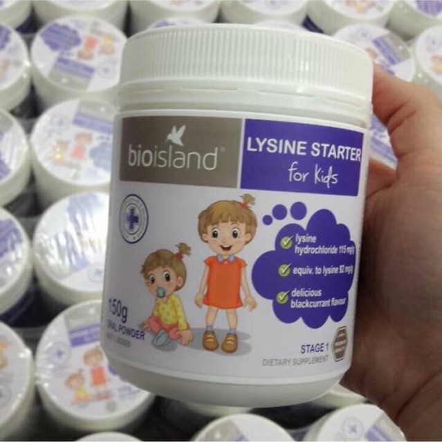 Bột tăng chiều cao cho bé - Bio Island Lysine Starter for Kids Oral 150g