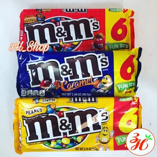 Sô cô la M&M pack 6 gói date T1/2021 xách tay Mỹ