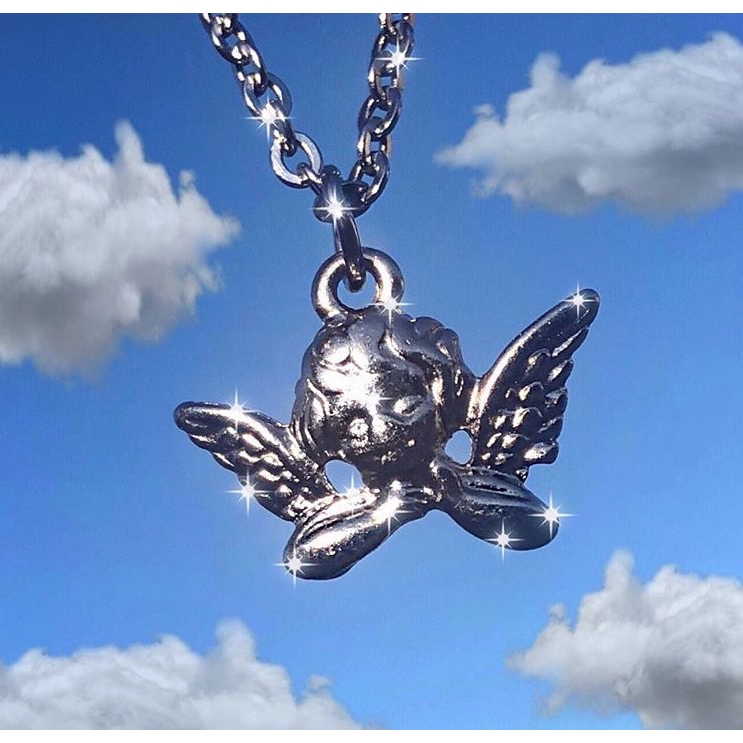 Dây Chuyền Mặt Thần Tình Yêu Cupid 22226 Màu Đất Xinh Xắn