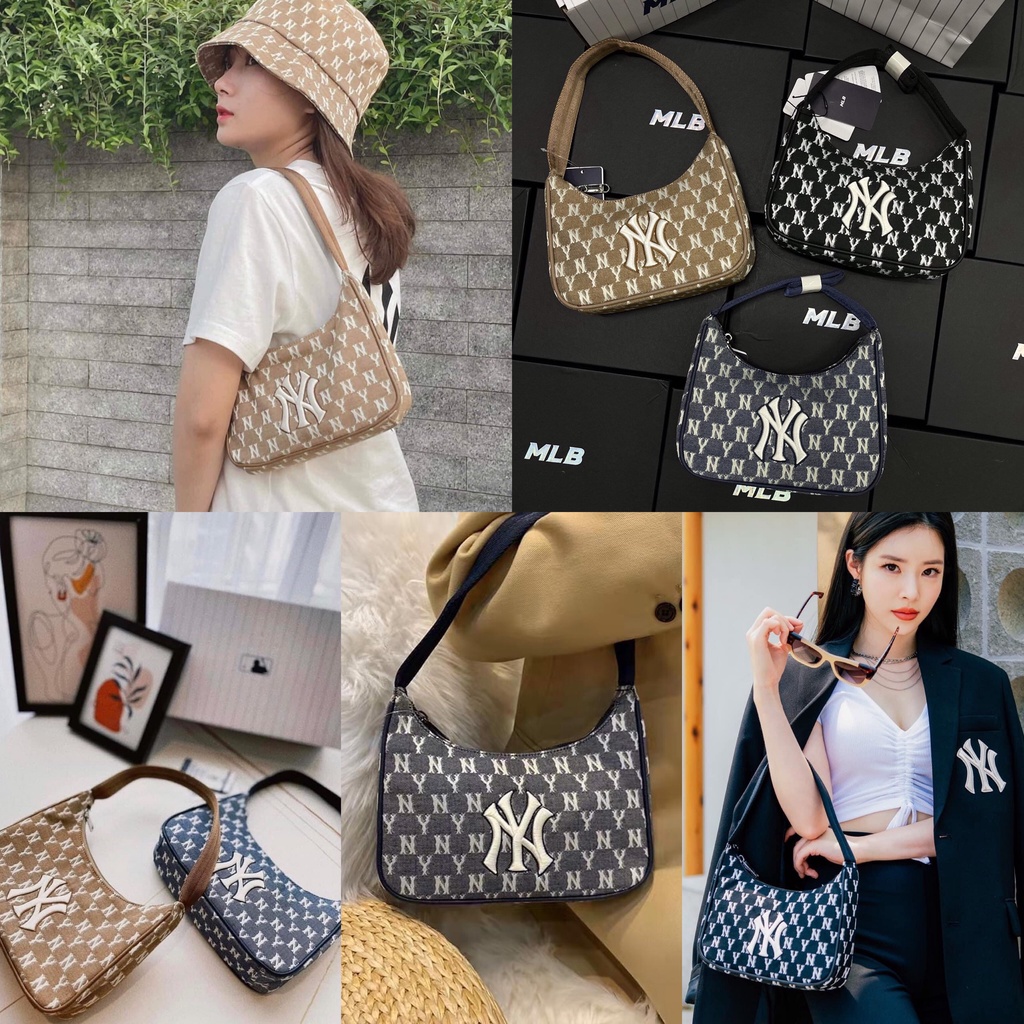 | ẢNH THẬT | Túi kẹp nách ML..B Monogram Jacquard Hobo ( TQKX 1:1 )